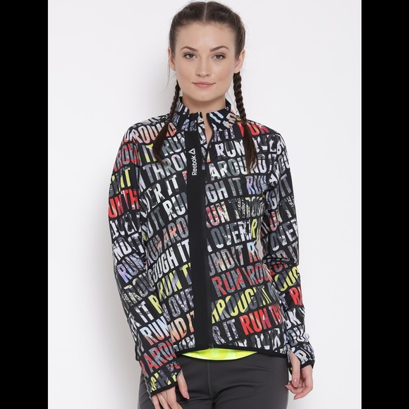 NWT REEBOK WOMENS Windbreaker jacket retro - Picture 3 of 5